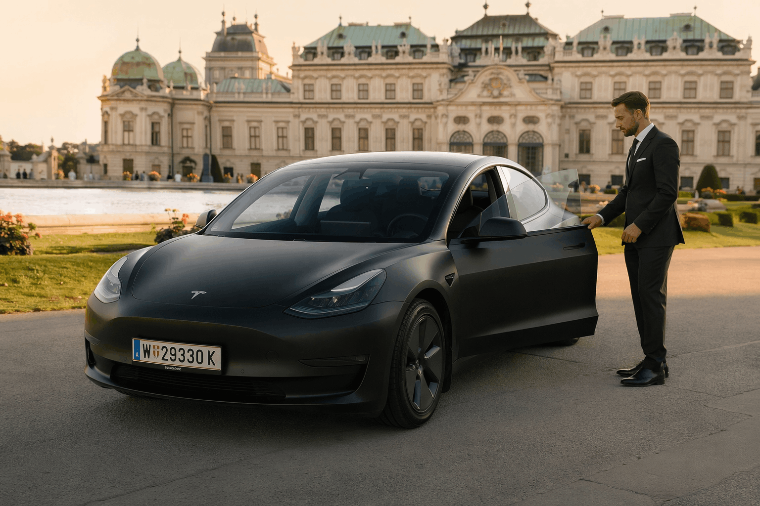 Tesla Model 3 бизнес-класса